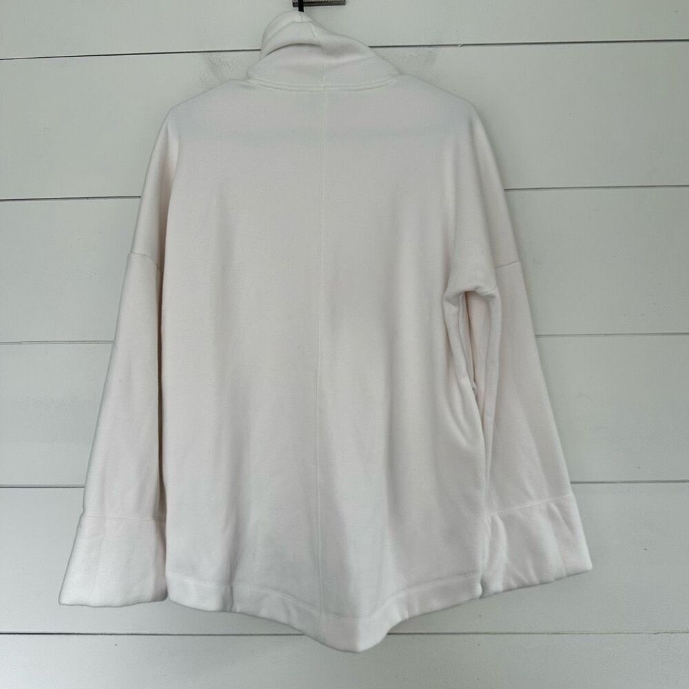 Athleta Women’s Extra Small Cozy Karma Funnel Neck Ivory Cream Sweatshirt - Picture 5 of 6